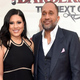 Writers Tracy Oliver and Kenya Barris attend the premiere of Barbershop: The Next Cut on April 6, 2016, in Hollywood, Calif.
Frazer Harrison/Getty Images